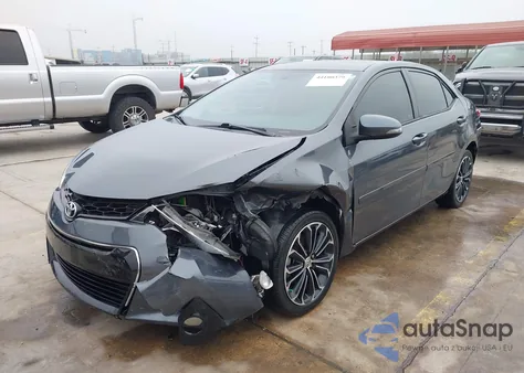 2015 Toyota Corolla S Plus z USA, uszkodzony, nr VIN 5YFBURHE5FP187607